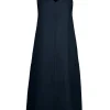 Donna Bomboogie Abiti>Abito Maxi Smanicato Scollo A V