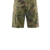 Uomo Bomboogie Bermuda & Shorts>Bermuda Cargo Fantasia Camouflage In Gabardina Di Cotone