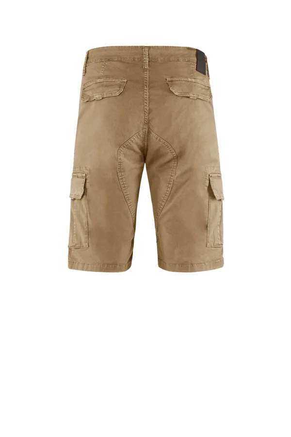 Uomo Bomboogie Bermuda & Shorts>Bermuda Cargo In Gabardina Di Cotone