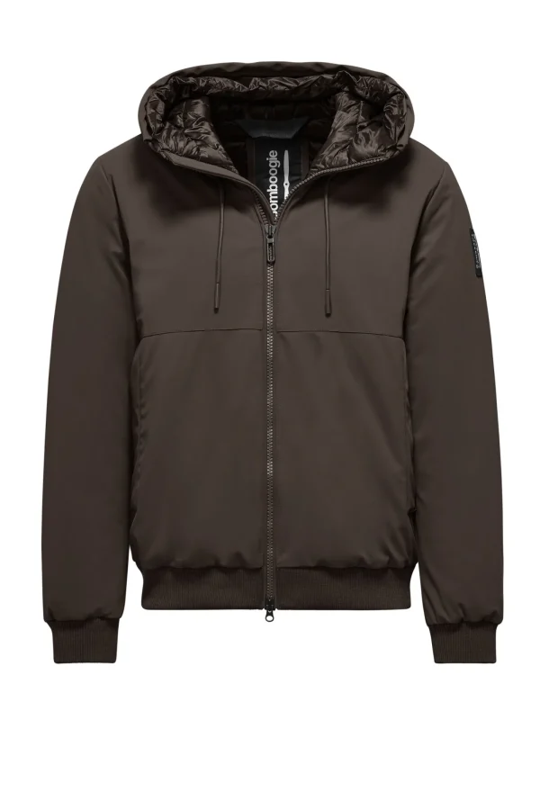 Uomo Bomboogie Bomber>Bomber Imbottito Con Cappuccio