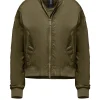 Donna Bomboogie Bomber>Bomber In Nylon Brillante Con Colletto