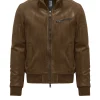Uomo Bomboogie Giacche In Pelle>Bomber In Pelle Foo