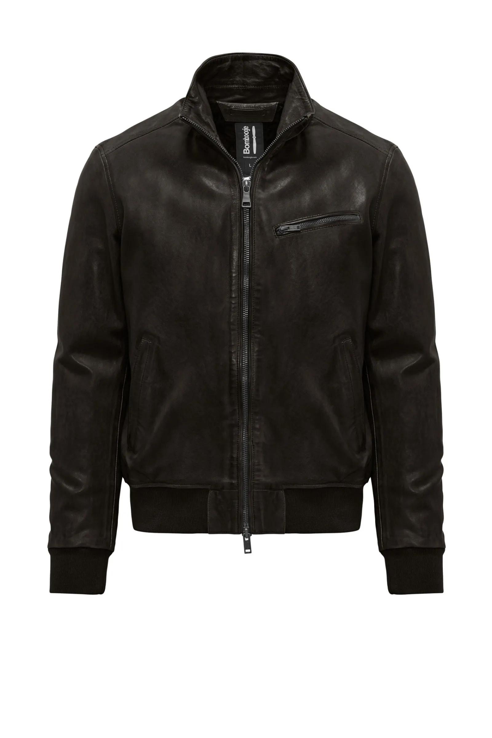bomber_in_pelle_foo_0.webp Uomo Bomboogie Giacche In Pelle>Bomber In Pelle Foo