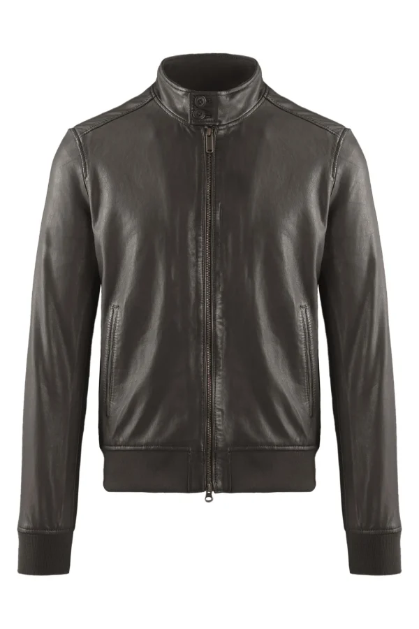 Uomo Bomboogie Giacche In Pelle | Bomber>Bomber In Pelle Friz