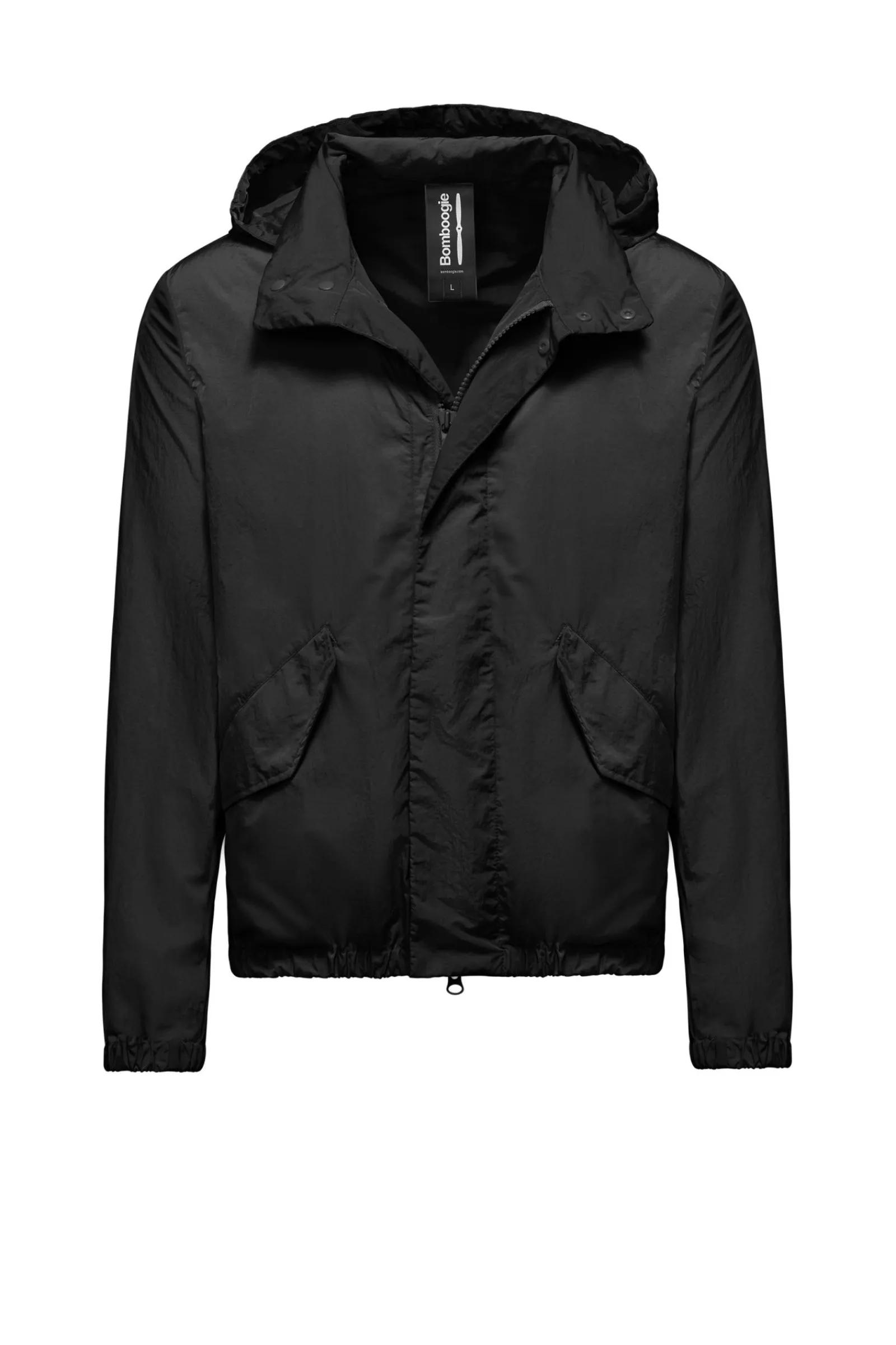 bomber_sfoderato_in_nylon_increspato_8.webp Uomo Bomboogie Bomber>Bomber Sfoderato In Nylon Increspato