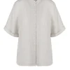 Donna Bomboogie Camicie>Camicia Coreana In Lino