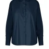 Donna Bomboogie Camicie>Camicia In Raso Di Cotone Stretch