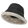 Donna Bomboogie Berretti & Sciarpe>Cappello Alla Pescatora In Nylon Ed Ecopelliccia