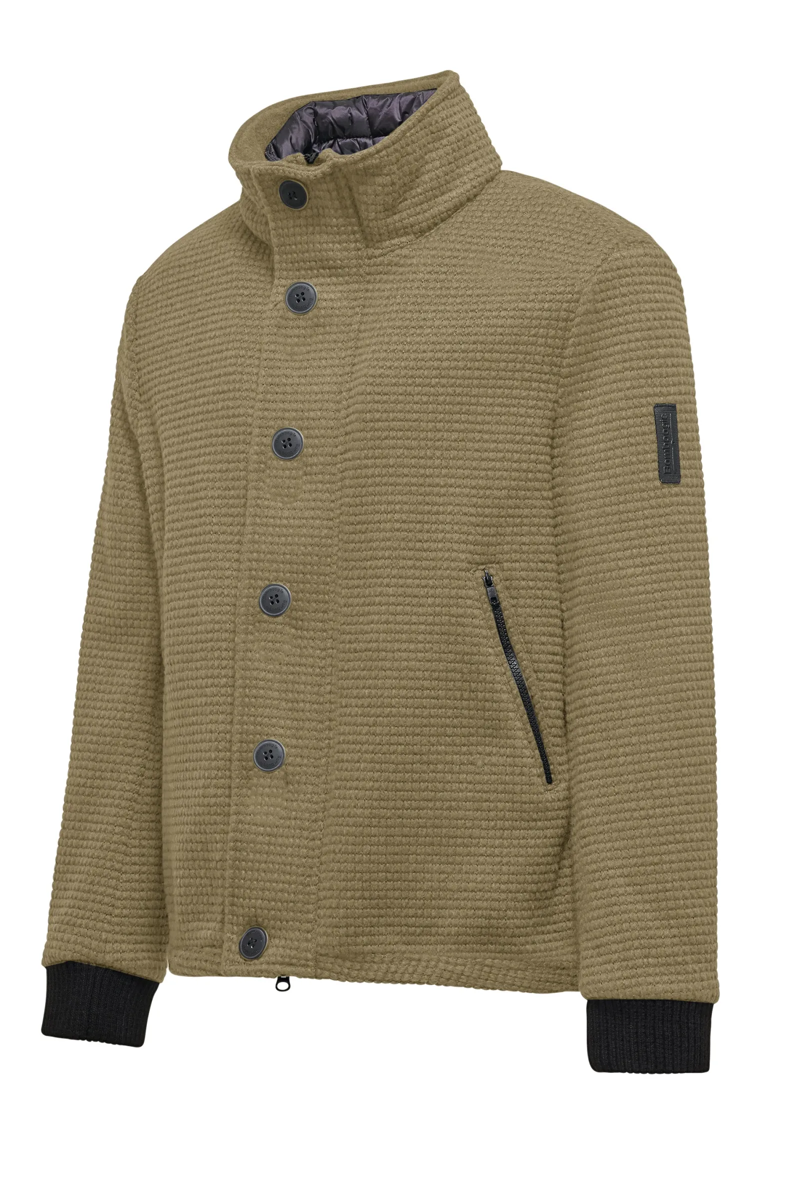 cappotto_corto_in_lana_cotta_con_bottoni_2.webp Uomo Bomboogie Cappotti>Cappotto Corto In Lana Cotta Con Bottoni