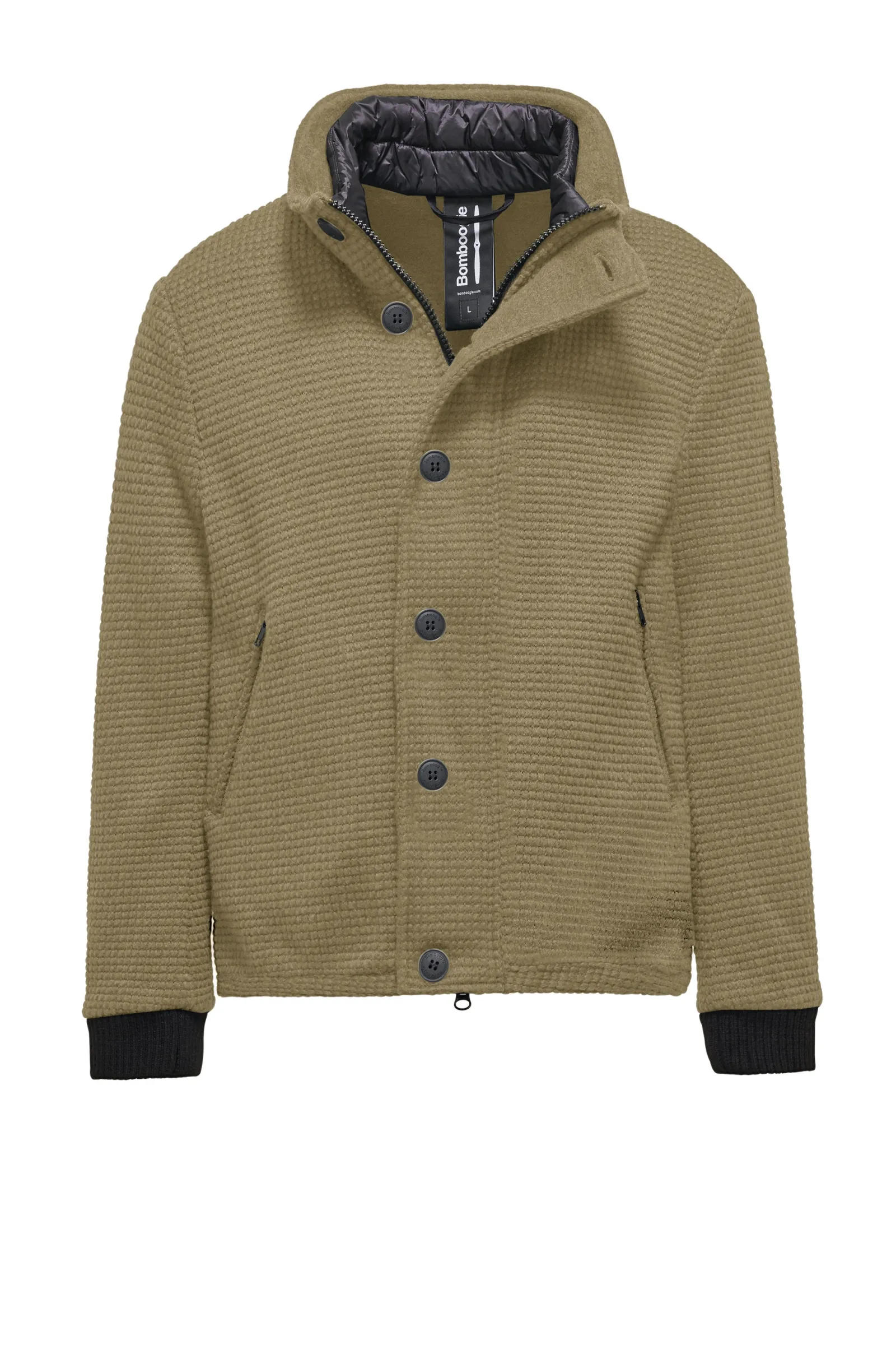 cappotto_corto_in_lana_cotta_con_bottoni_5.webp Uomo Bomboogie Cappotti>Cappotto Corto In Lana Cotta Con Bottoni