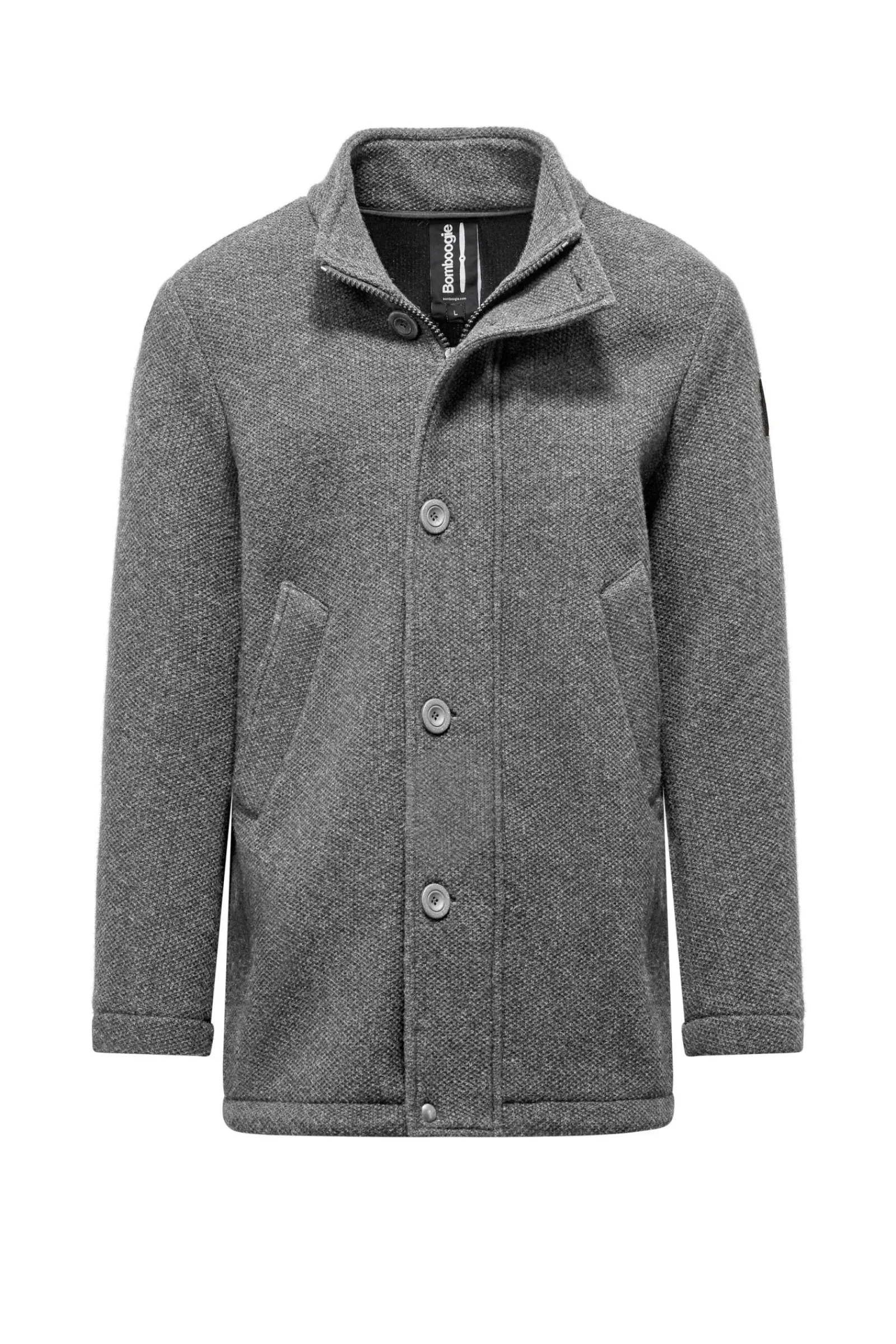 cappotto_in_lana_cotta_collo_alto_5.webp Uomo Bomboogie Cappotti>Cappotto In Lana Cotta Collo Alto