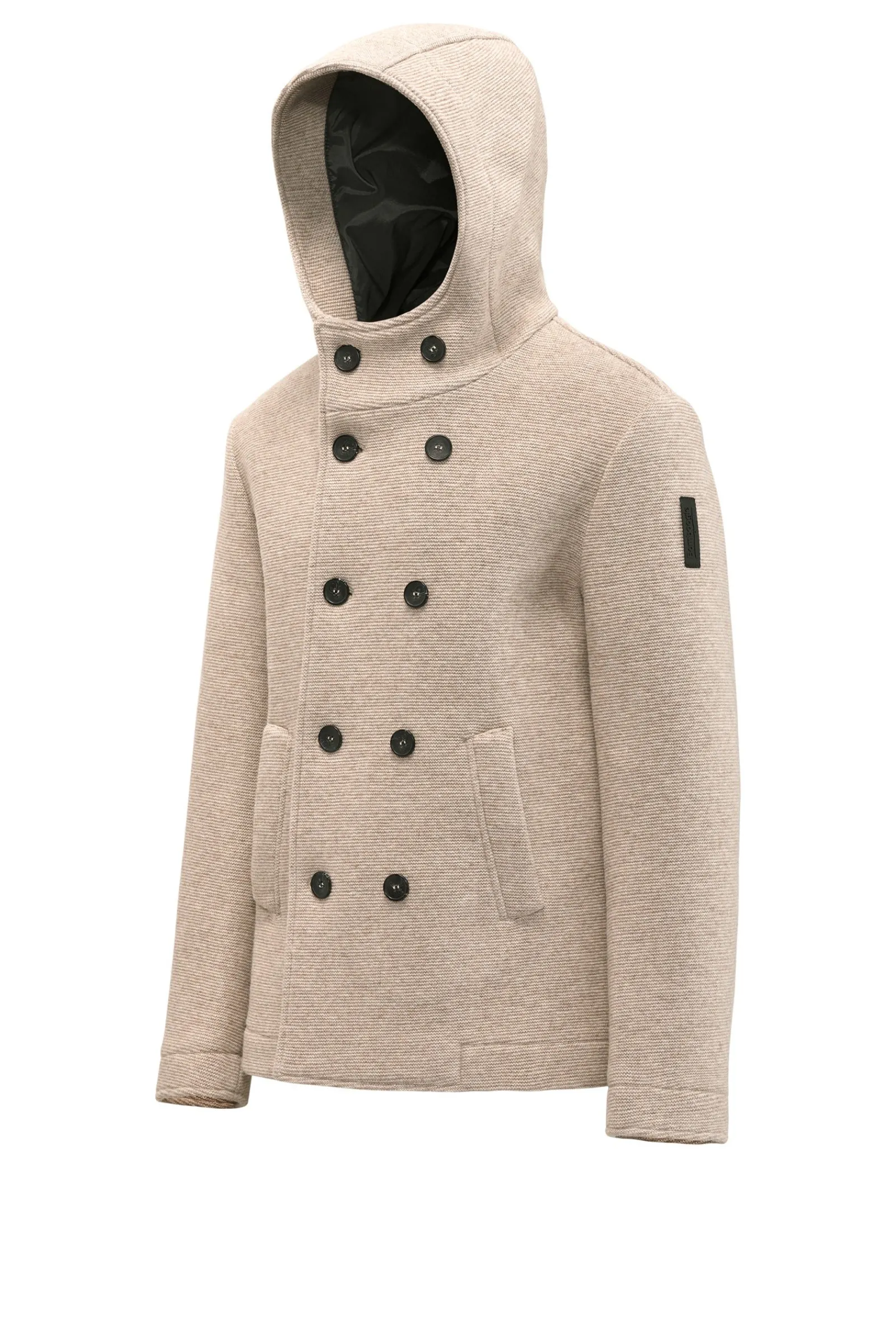 cappotto_in_lana_cotta_con_cappuccio_1.webp Uomo Bomboogie Cappotti>Cappotto In Lana Cotta Con Cappuccio