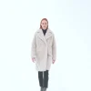 Donna Bomboogie Cappotti>Cappotto In Sherpa Fleece Con Revers