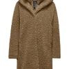 Donna Bomboogie Cappotti>Cappotto Lungo In Sherpa Fleece