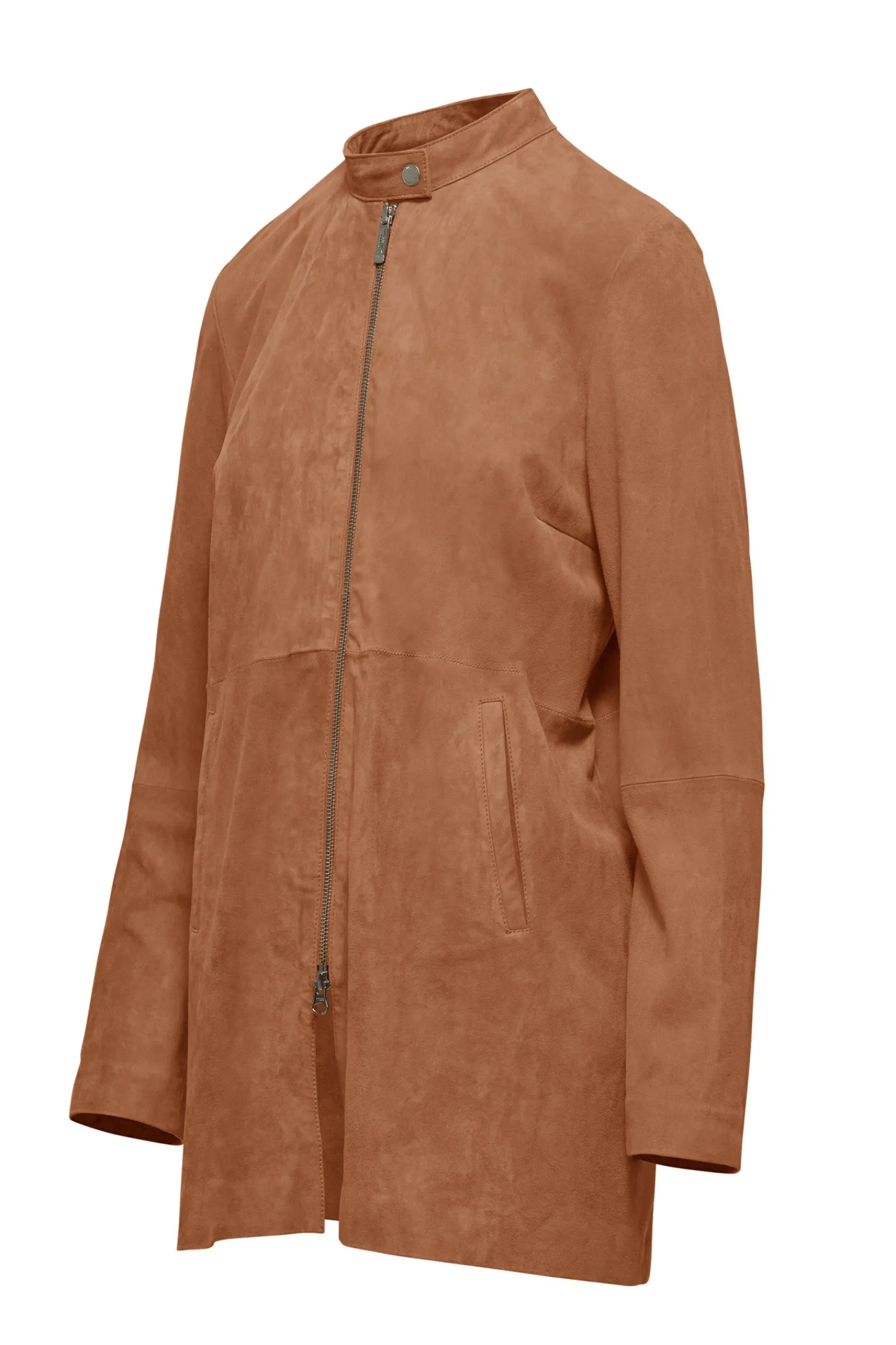 cappotto_scamosciato_1.webp Donna Bomboogie Cappotti>Cappotto Scamosciato