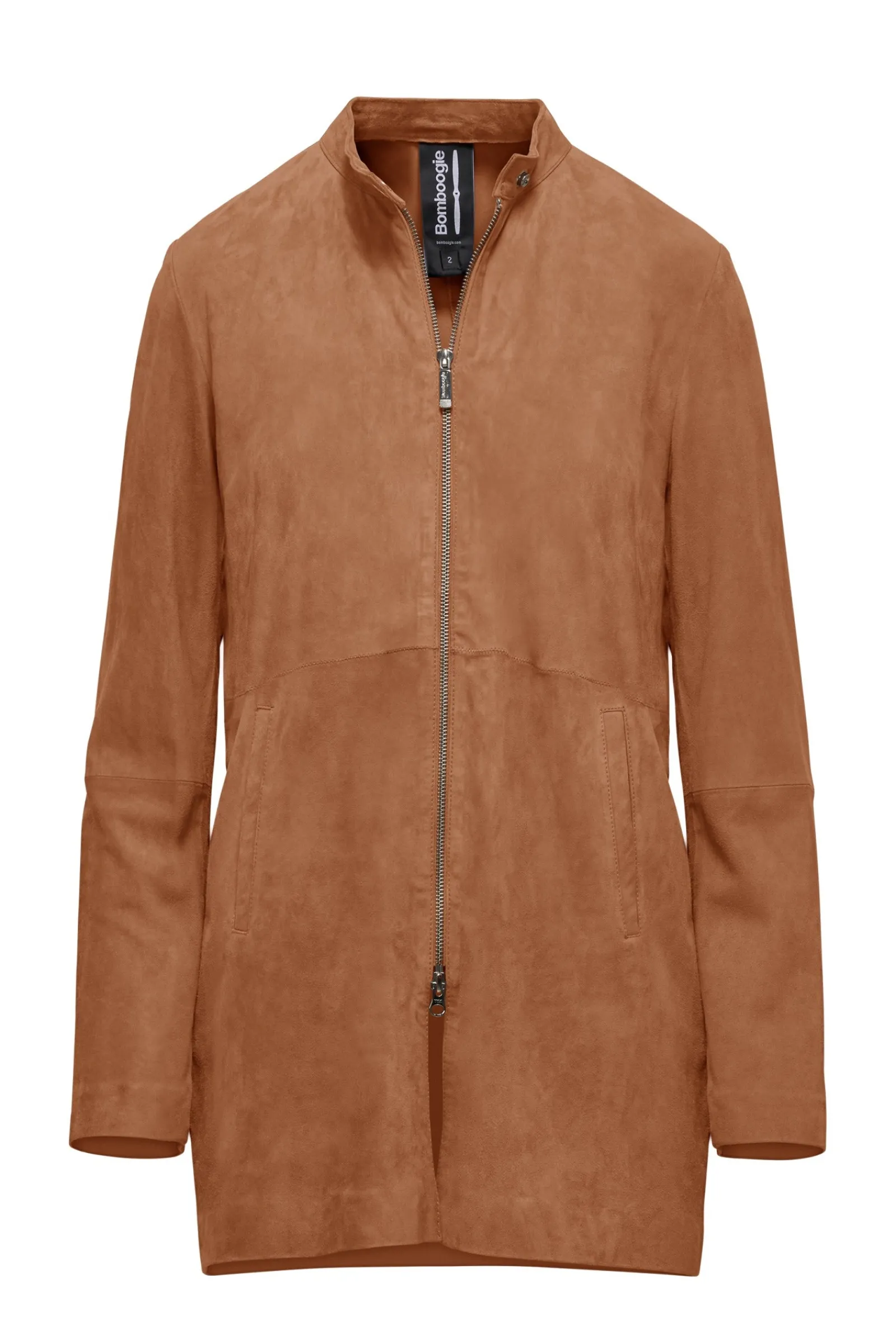 cappotto_scamosciato_4.webp Donna Bomboogie Cappotti>Cappotto Scamosciato