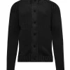 Uomo Bomboogie Maglioni & Pullover>Cardigan Collo Lupetto In Cotone