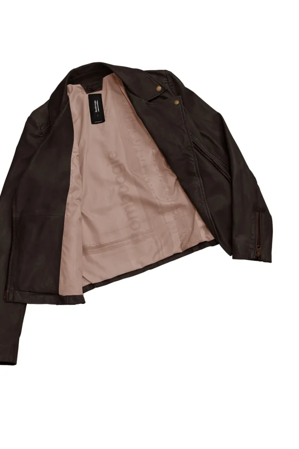 Donna Bomboogie Giacche In Pelle>Chiodo In Pelle Tiss