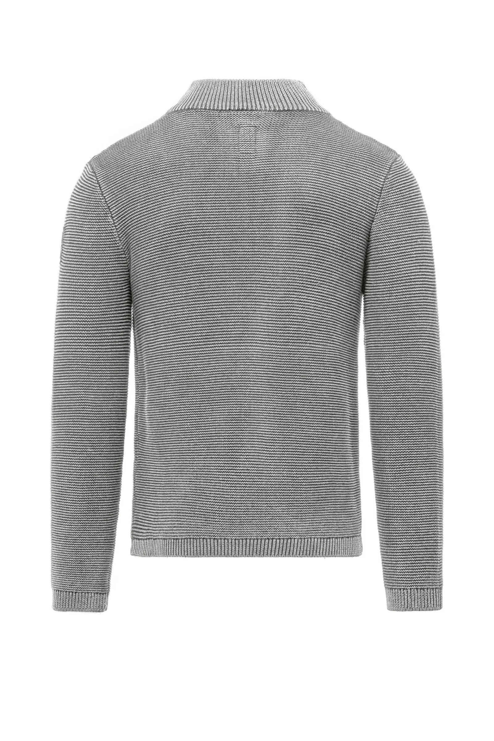 dolcevita_con_zip_in_cotone_tinto_a_freddo_1.webp Uomo Bomboogie Maglioni & Pullover>Dolcevita Con Zip In Cotone Tinto A Freddo