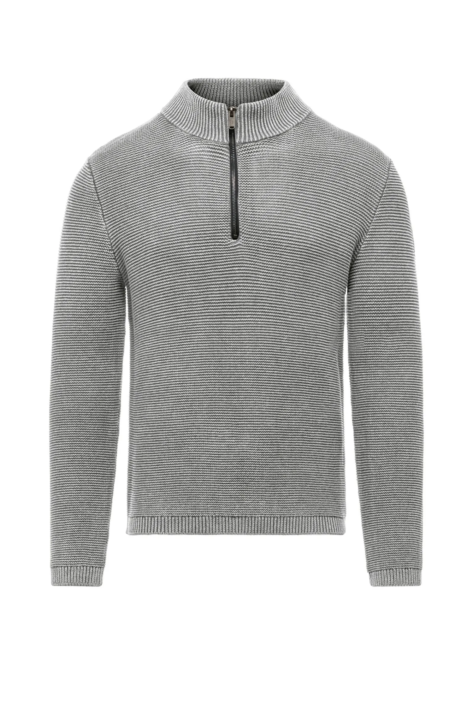 dolcevita_con_zip_in_cotone_tinto_a_freddo_2.webp Uomo Bomboogie Maglioni & Pullover>Dolcevita Con Zip In Cotone Tinto A Freddo