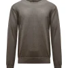 Uomo Bomboogie Maglioni & Pullover>Dolcevita Maglia Rasata Con Collo A Coste