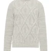 Uomo Bomboogie Maglioni & Pullover>Dolcevita Misto Lana Motivo A Losanga