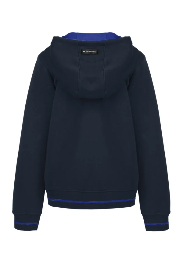 Bambino Bomboogie Bambino>Felpa Bambino In Cotone Organico Con Zip