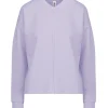Donna Bomboogie Maglie & Felpe>Felpa Bomber Con Zip Centrale