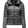 Donna Bomboogie Piumini Leggeri>Giacca Con Cappuccio In Nylon Brillante Imbottitura Sintetica