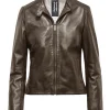 Donna Bomboogie Giacche In Pelle>Giacca Di Pelle Luxe