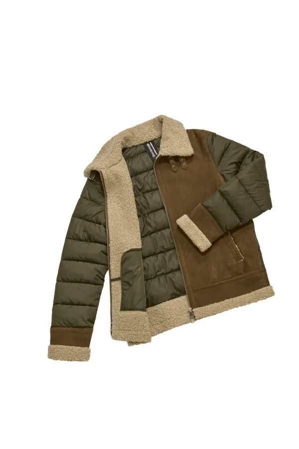 Uomo Bomboogie Giacche In Pelle>Giacca In Pelle Milk