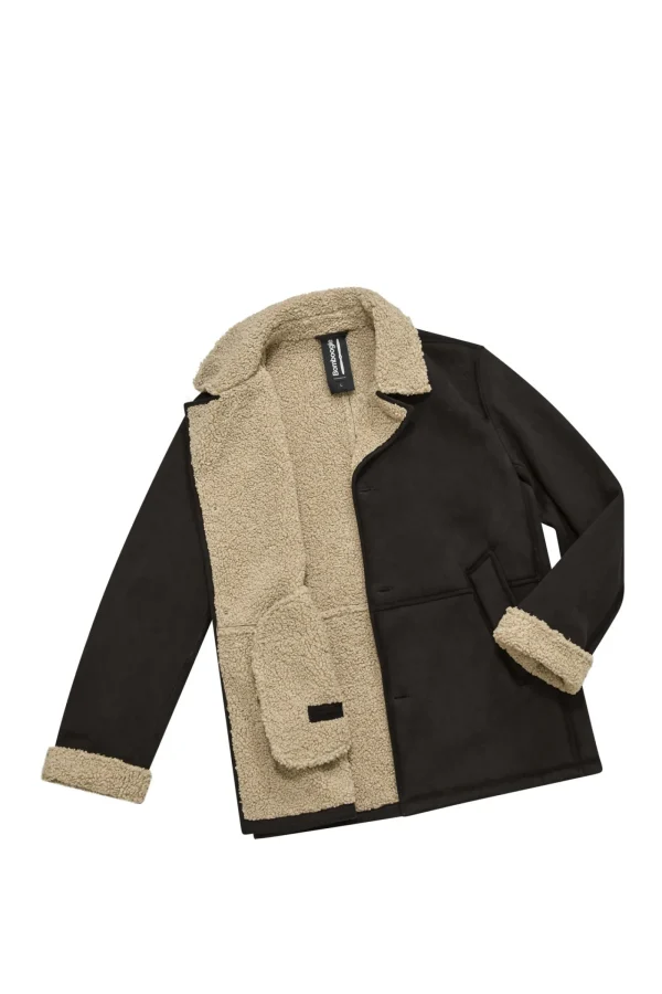 Uomo Bomboogie Giacche In Pelle>Giacca In Vera Pelle Con Bottoni