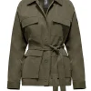 Donna Bomboogie Giacche Leggere>Giacca Sahariana In Gabardina Di Cotone/Tencel