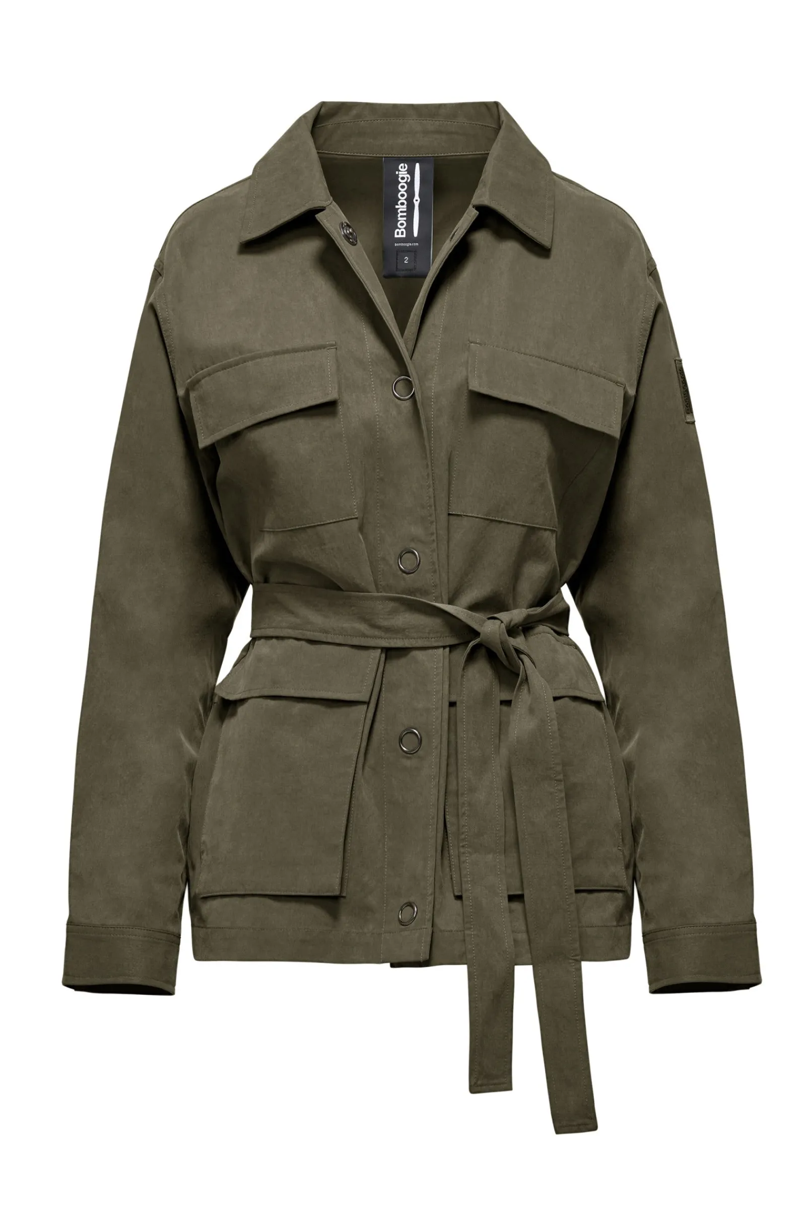 giacca_sahariana_in_gabardina_di_cotonetencel_0.webp Donna Bomboogie Giacche Leggere>Giacca Sahariana In Gabardina Di Cotone/Tencel