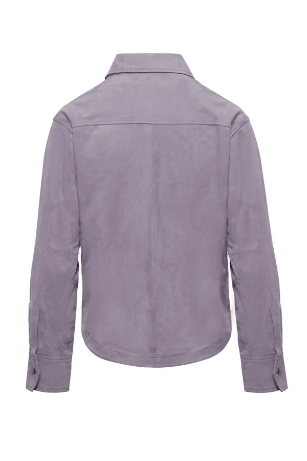 Donna Bomboogie Giacche In Pelle>Giacca-Camicia Di Pelle Scamosciata Alis