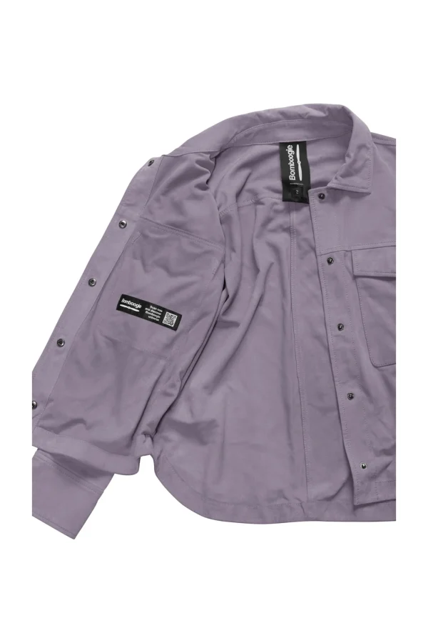 Donna Bomboogie Giacche In Pelle>Giacca-Camicia Di Pelle Scamosciata Alis
