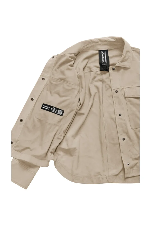 Donna Bomboogie Giacche In Pelle>Giacca-Camicia In Pelle Scamosciata Alis