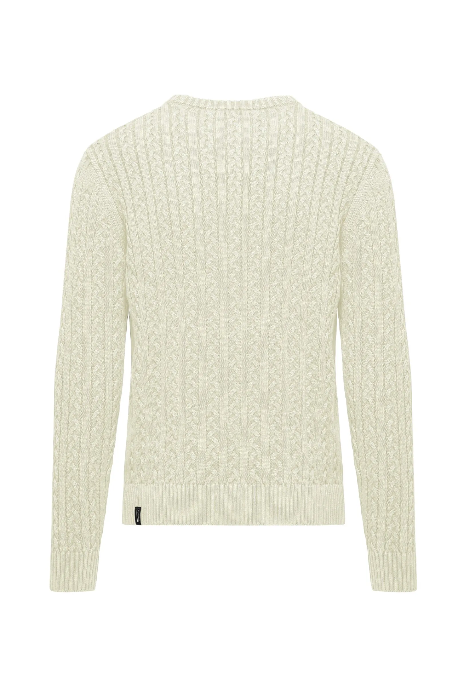 girocollo_a_treccia_in_cotone_5.webp Uomo Bomboogie Maglioni & Pullover>Girocollo A Treccia In Cotone