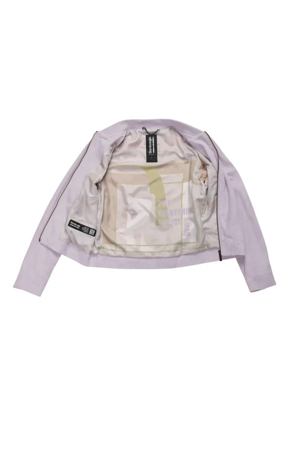 Donna Bomboogie Giacche In Pelle>Giubbino Di Pelle Scamosciata Twig