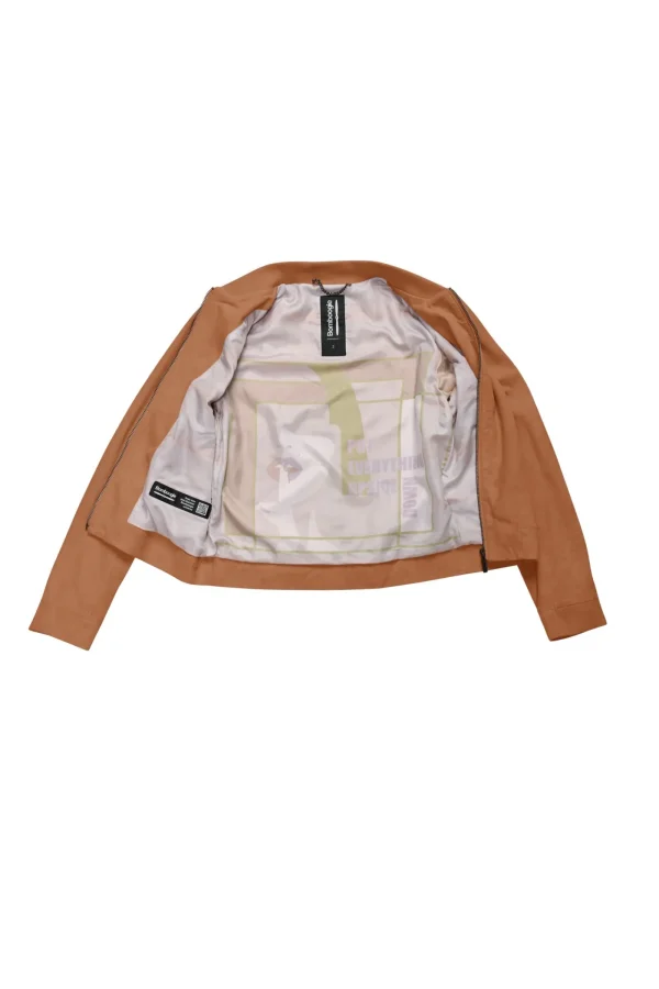 Donna Bomboogie Giacche In Pelle>Giubbino In Pelle Scamosciata Twil