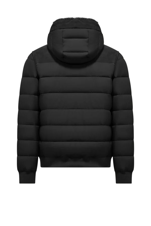 Uomo Bomboogie Giacche In Pelle>Giubbotto Imbottito Bimaterico In Vera Pelle E Nylon