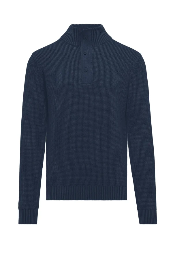 Uomo Bomboogie Maglioni & Pullover>Lupetto A Coste In Cotone
