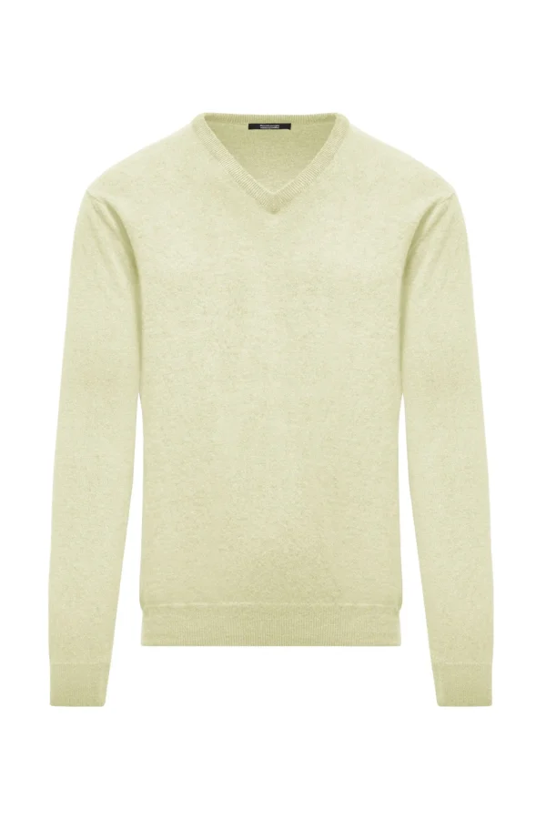 Uomo Bomboogie Maglioni & Pullover>Maglioncino In Lana Con Scollo A V