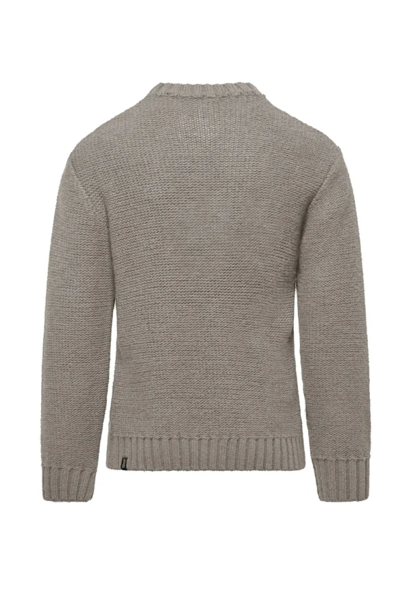 Uomo Bomboogie Maglioni & Pullover>Maglione Girocollo A Trecce