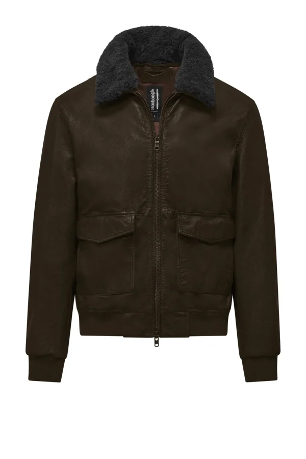 Uomo Bomboogie Giacche In Pelle>Montone In Vera Pelle