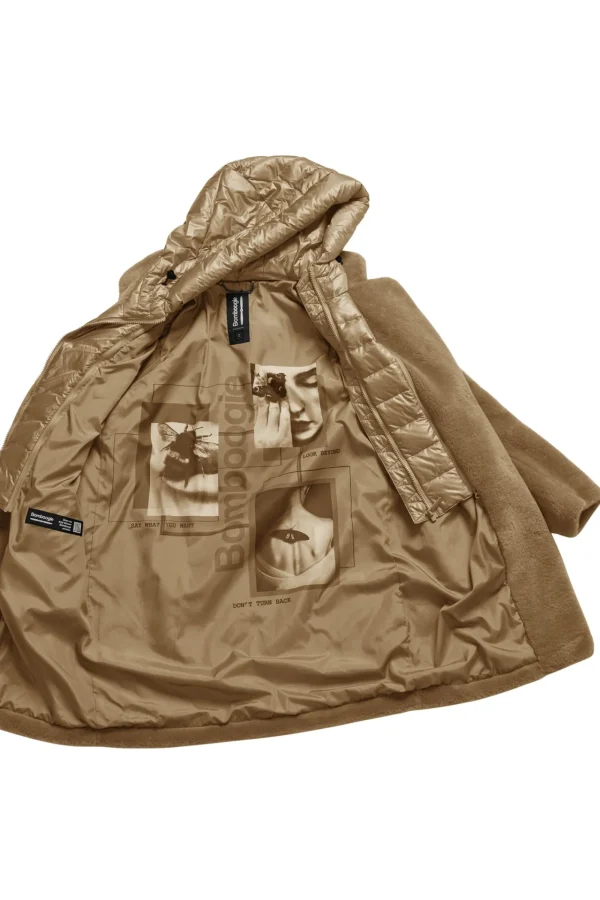 Donna Bomboogie Cappotti>Odessa Overcoat - Cappotto In Ecopelliccia
