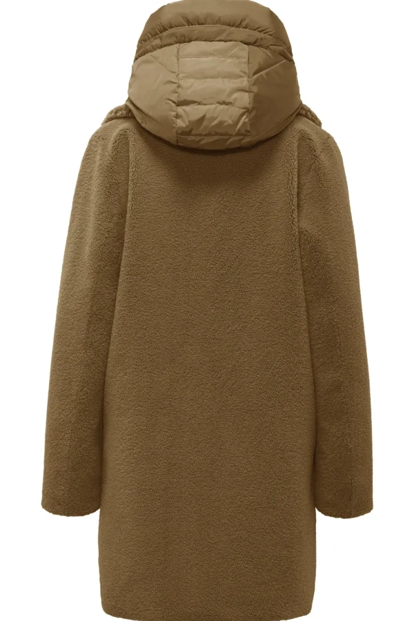 Donna Bomboogie Cappotti>Odessa Overcoat - Cappotto In Sherpa Fleece
