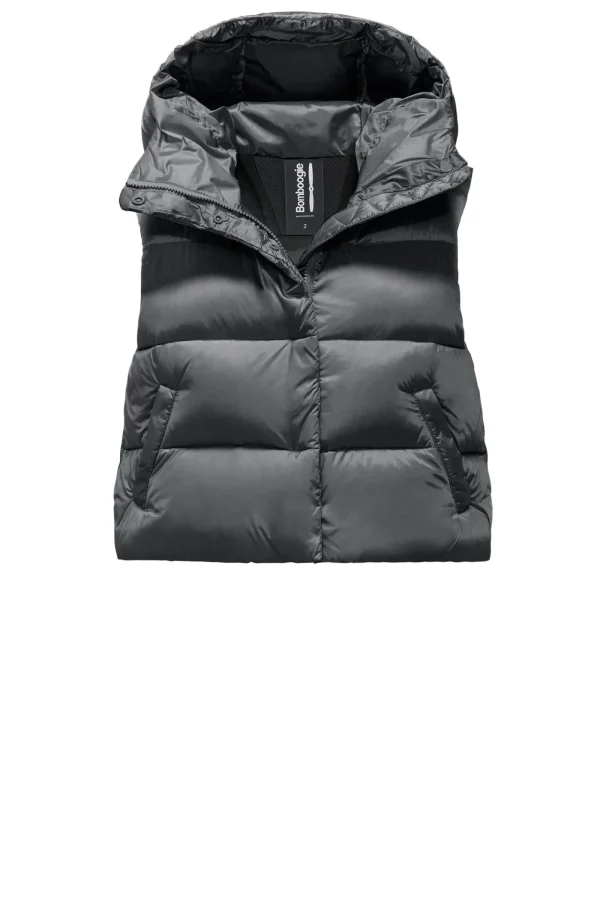 Donna Bomboogie Smanicati>Ottawa Vest - Piumino Corto Smanicato In Nylon Bright