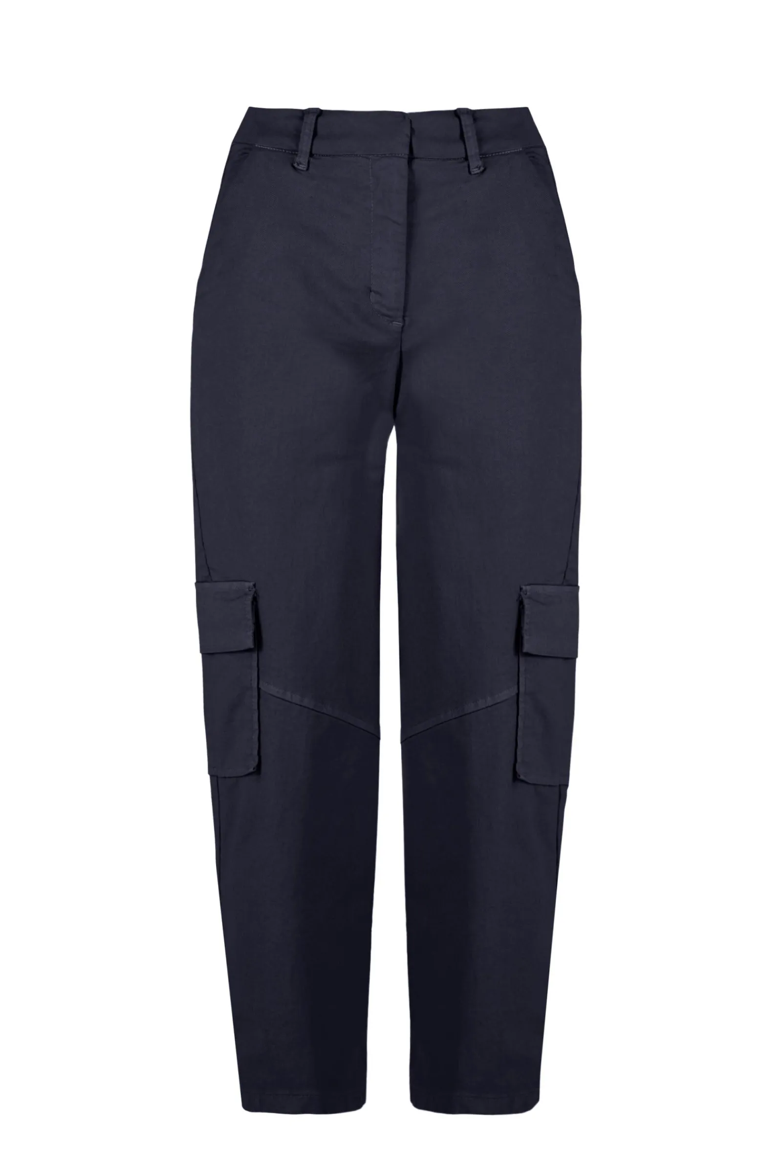 pantalone_a_vita_alta_cargo_5.webp Donna Bomboogie Pantaloni>Pantalone A Vita Alta Cargo