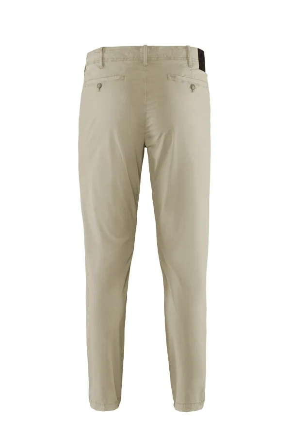 Uomo Bomboogie Pantaloni>Pantalone Chino In Popeline Di Cotone Stretch